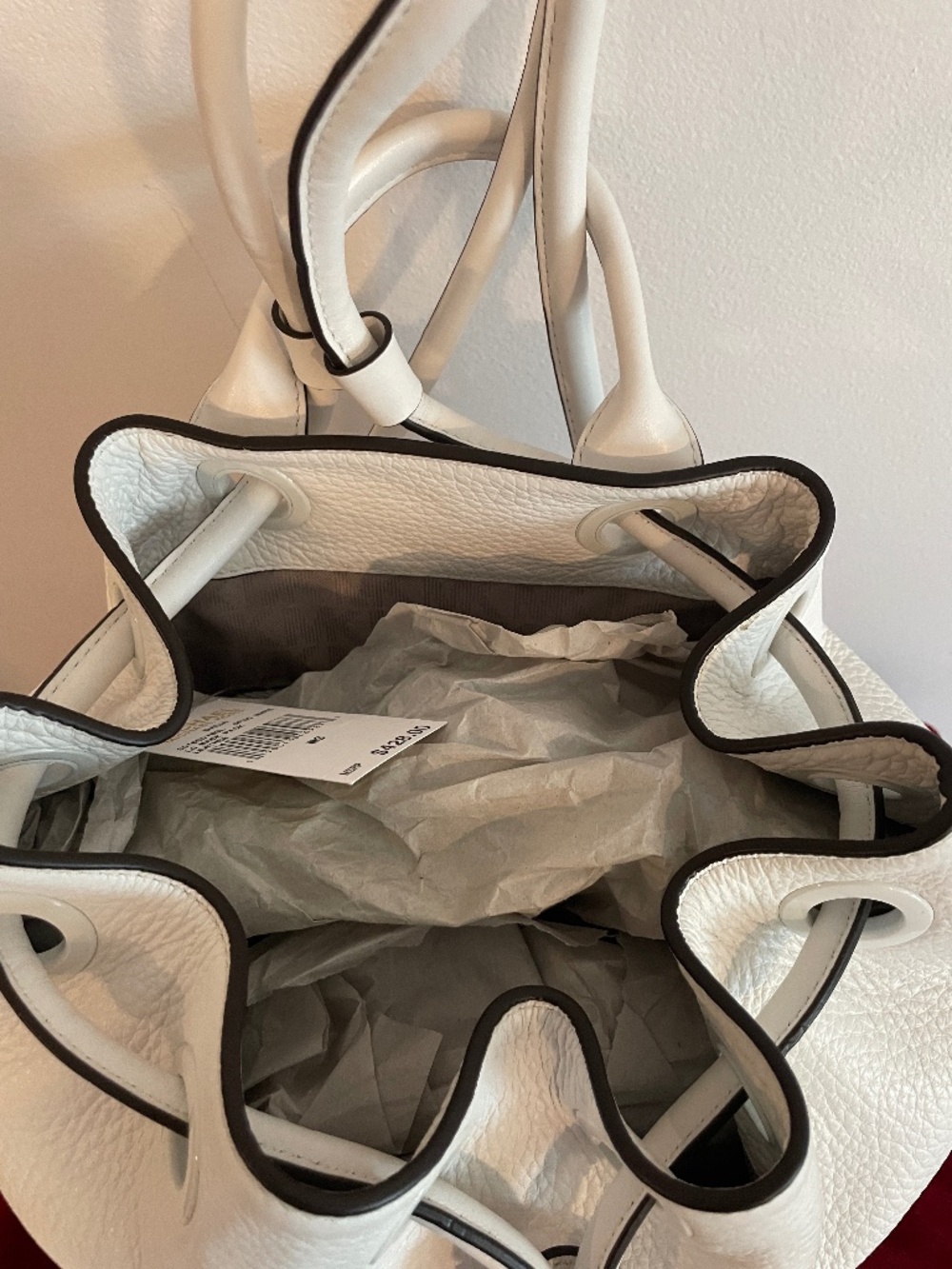 MICHAEL KORS - Dalia Drawstring Leather Backpack - NWT - Picture 2 of 6